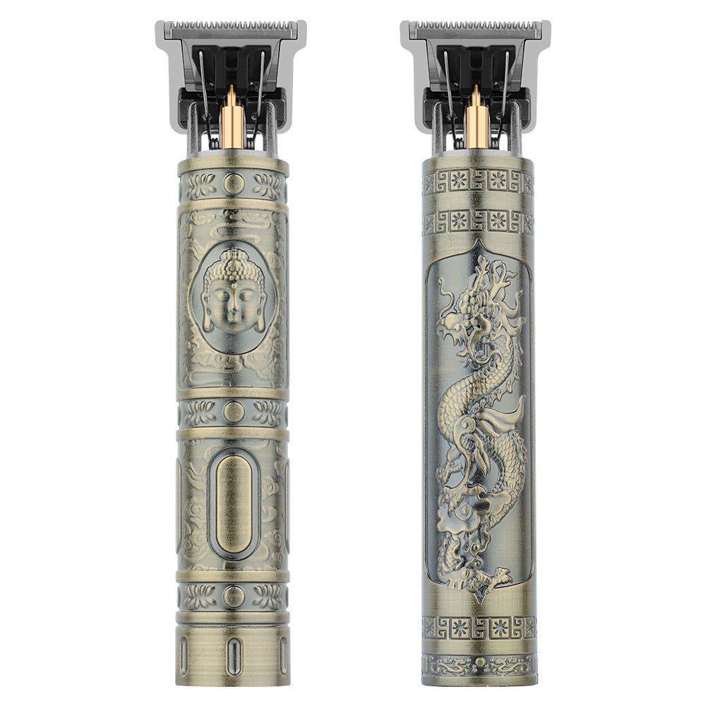 Cross-border universal hair clipper hair clipper electric razor bald head artifact oil head carving scissors hair straighter in stock