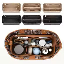 Felt Insert Liner Purse Organiser Pouch Handbag Tote Bag Internal Bag For Liz Visetos