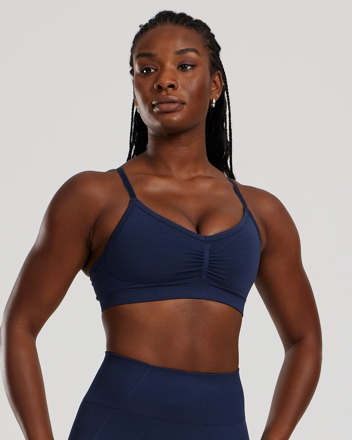 Define 2.0 Seamless Scrunch Bralette | Sapphire Blue