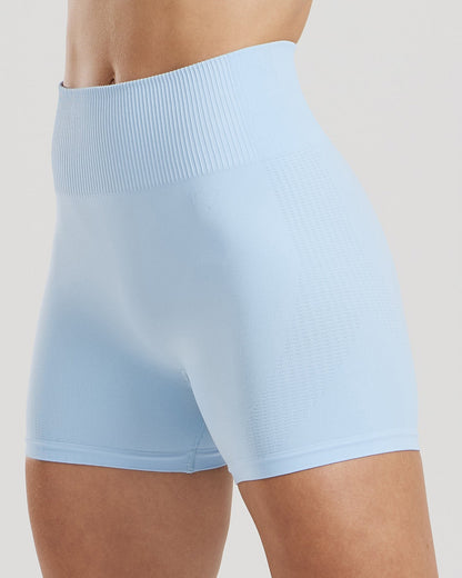 Power Seamless Shorts | Powder Blue