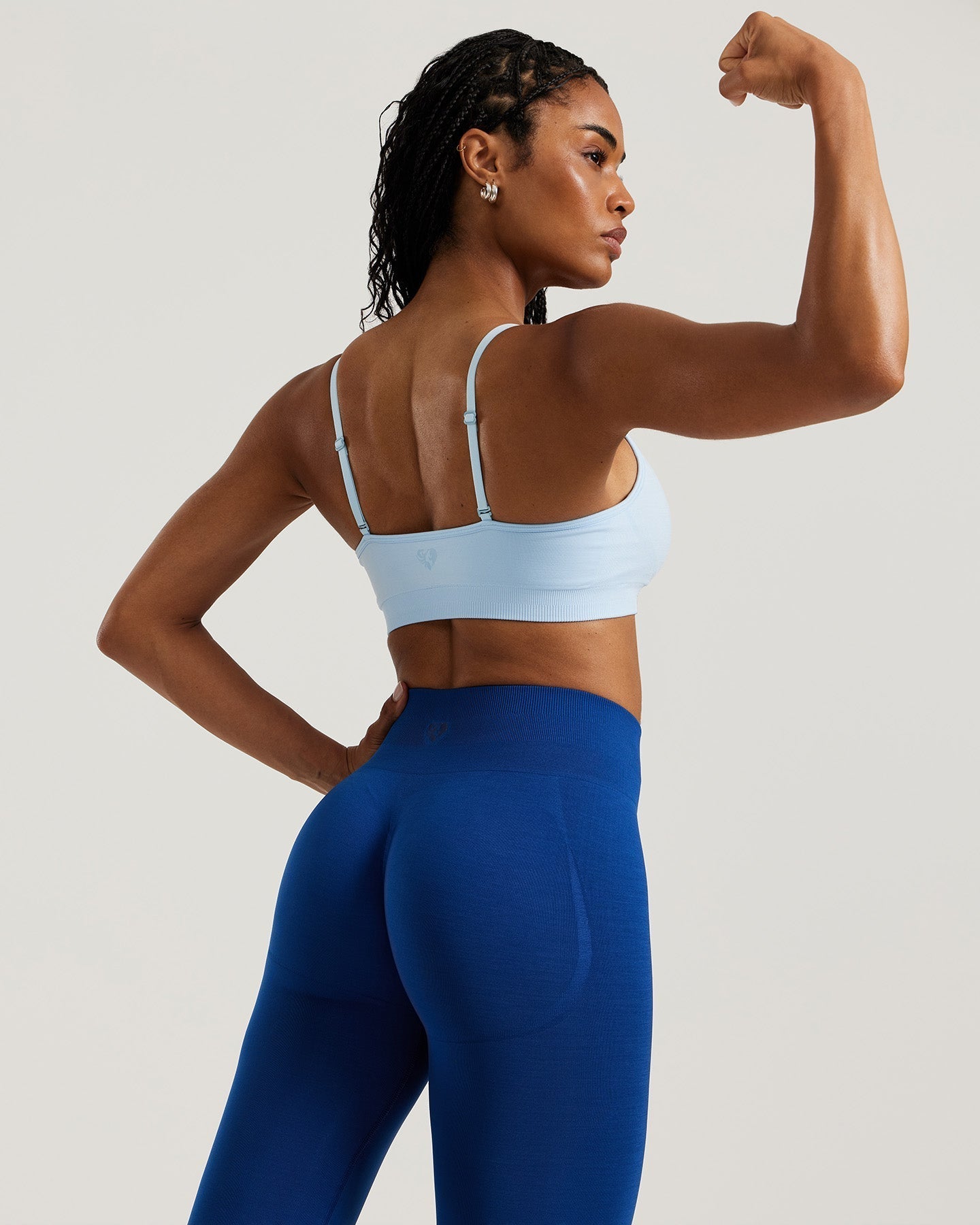 Define Scrunch Seamless Bralette | Powder Blue