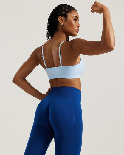 Define Scrunch Seamless Bralette | Powder Blue