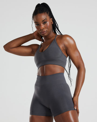 Define Seamless Racer Back Bra | Graphite