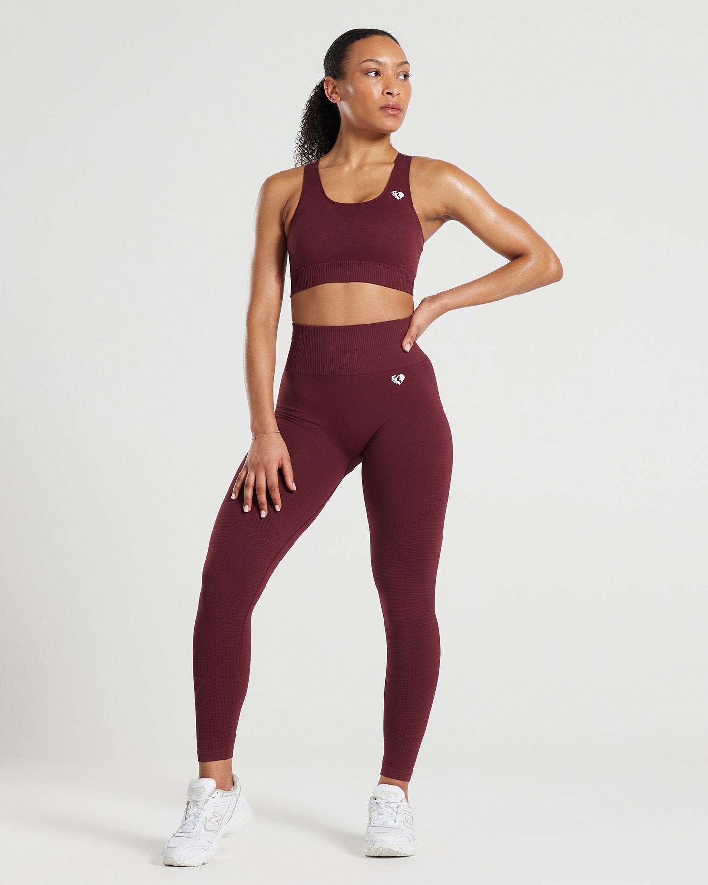 Power Seamless Leggings | Dark Cherry