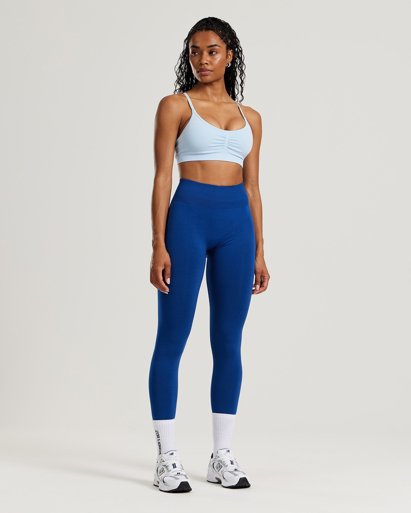 Define Scrunch Seamless Bralette | Powder Blue