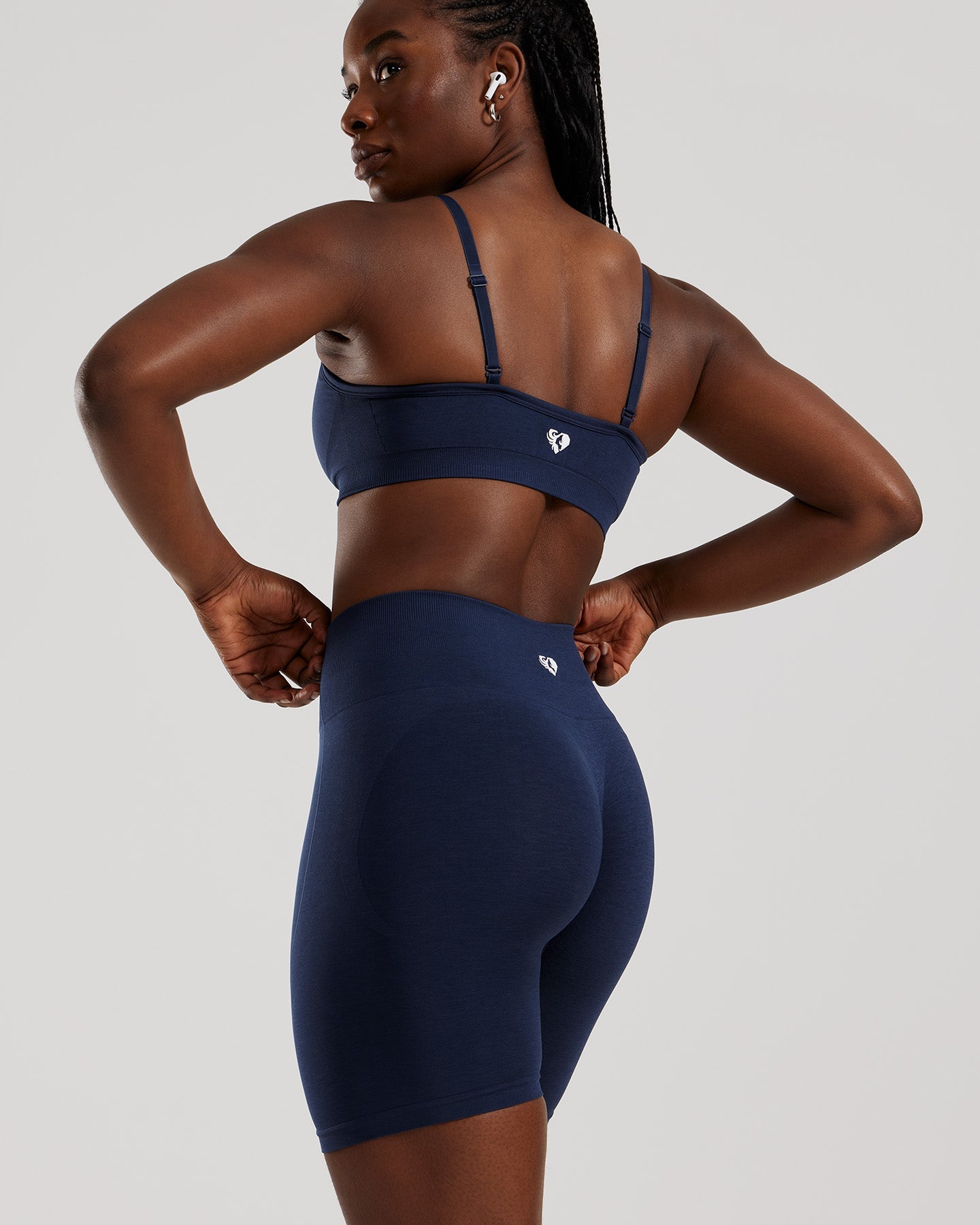 Define 2.0 Seamless Scrunch 6" Shorts | Sapphire Blue