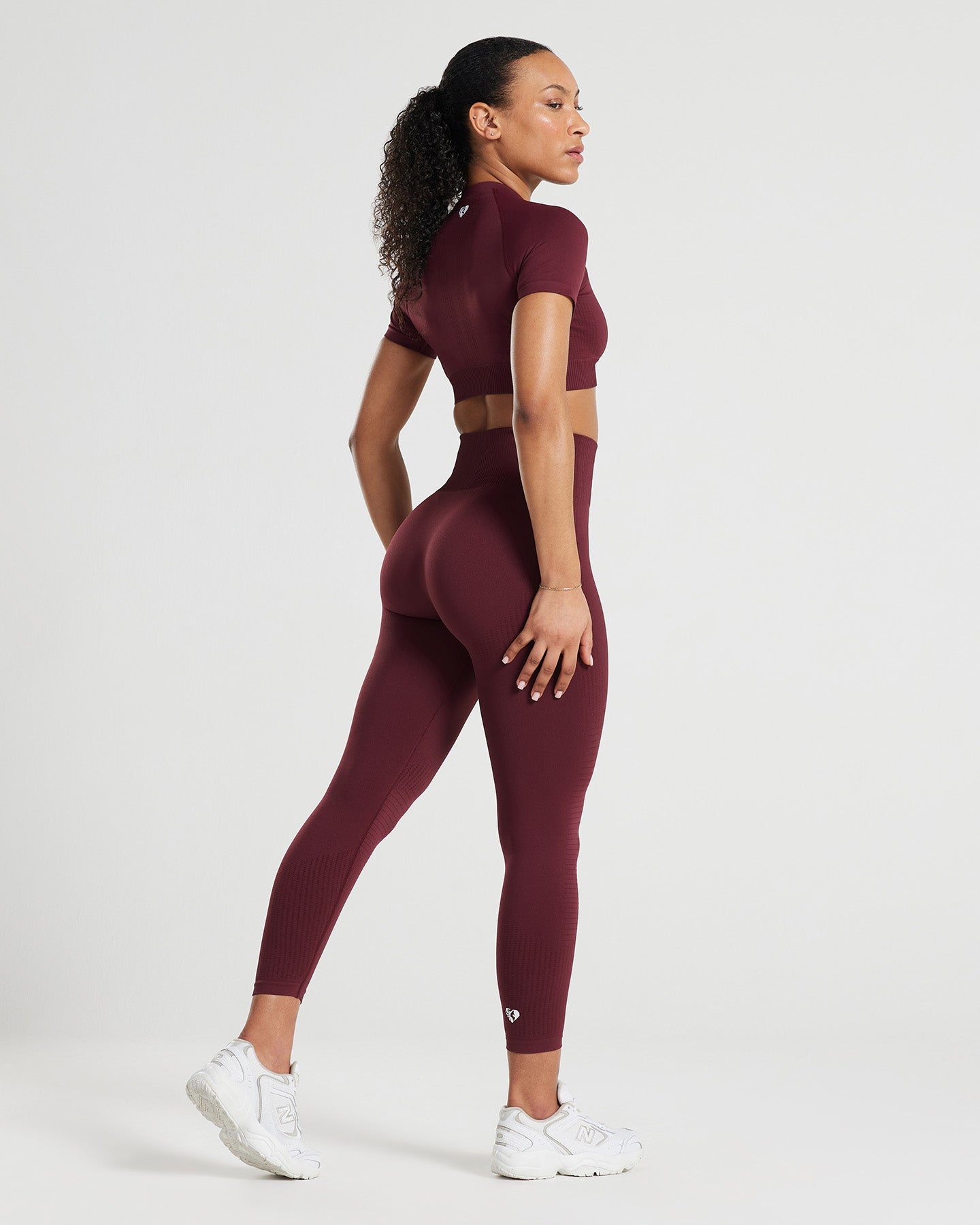 Power Seamless 7/8 Leggings | Dark Cherry