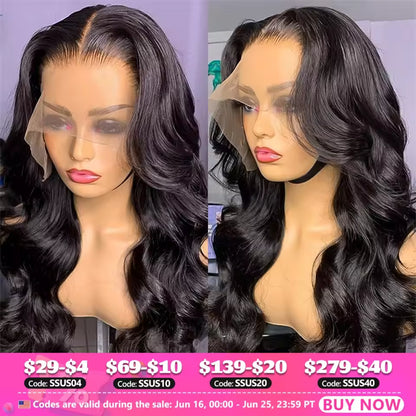 Body Wave 360 Lace Front Wig 13x4 Human Hair Wigs For Women Brazilian Hair Pre Plucked 13x6 Lace Frontal Wig