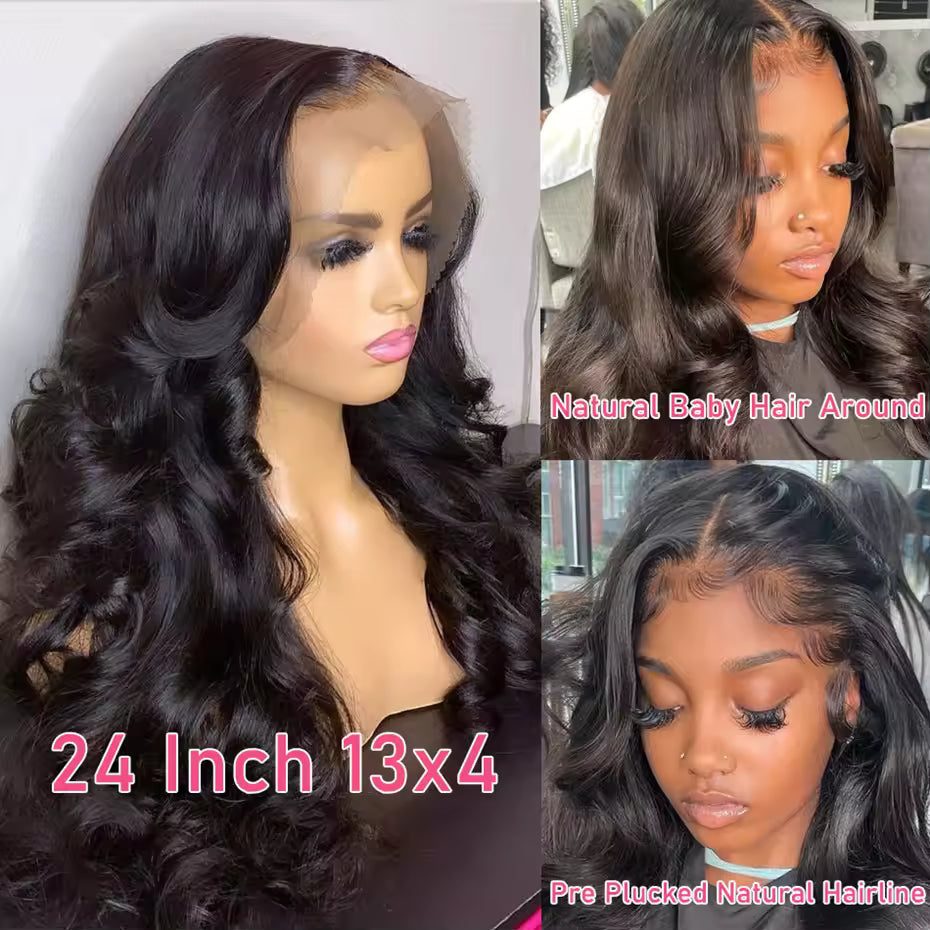 Body Wave 360 Lace Front Wig 13x4 Human Hair Wigs For Women Brazilian Hair Pre Plucked 13x6 Lace Frontal Wig
