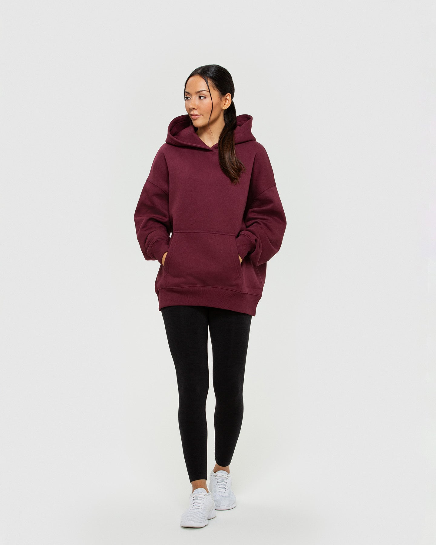 Comfort Oversized Hoodie | Dark Cherry