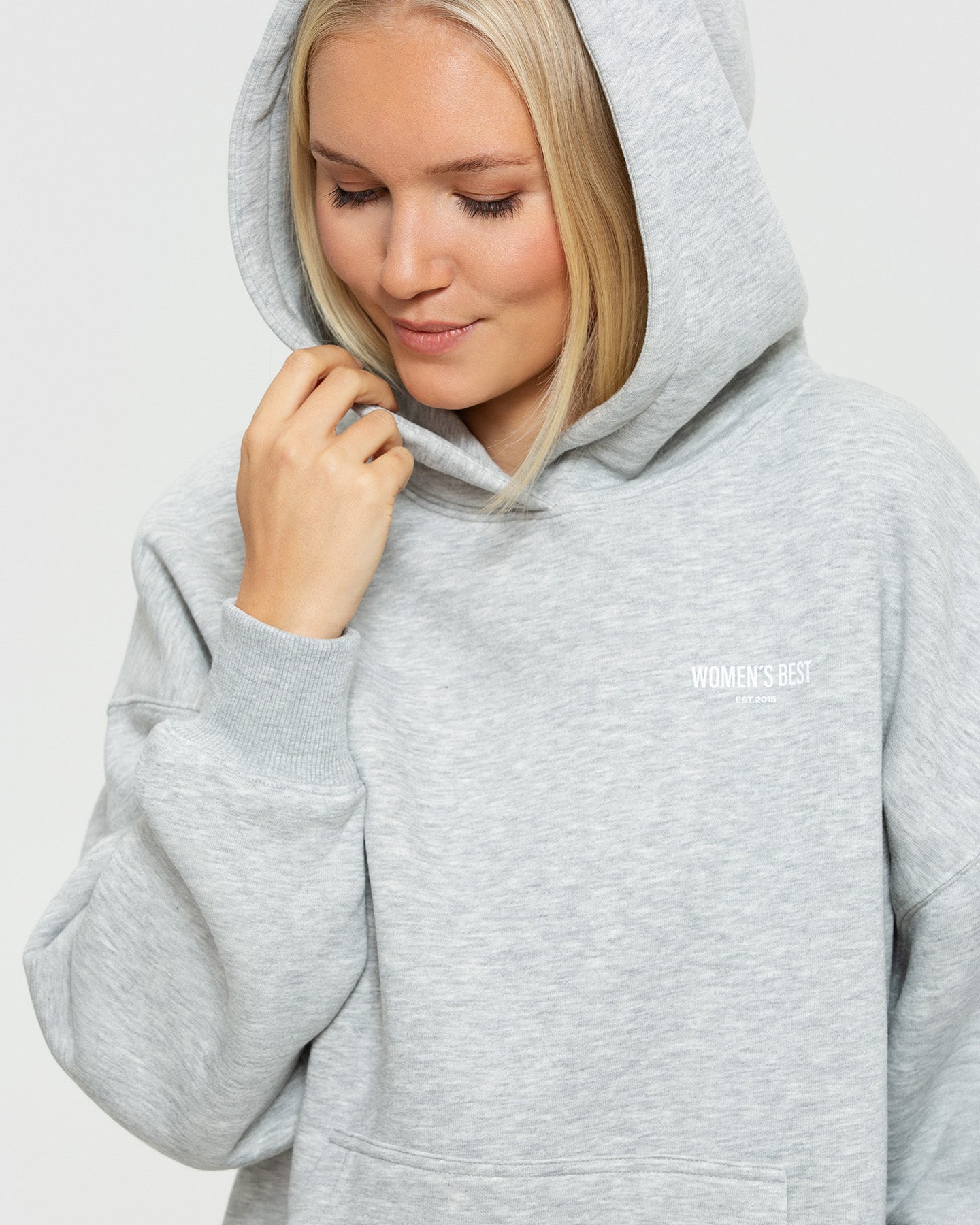 Comfort Oversized Hoodie | Silver Grey Marl