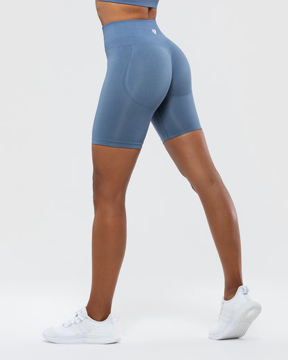 Define Scrunch Seamless Cycling Shorts | Smoke Blue