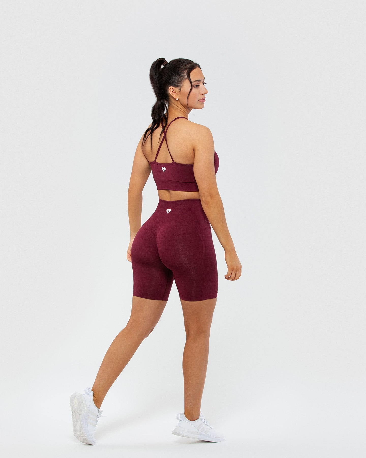 Define Seamless High Neck Bra | Dark Cherry