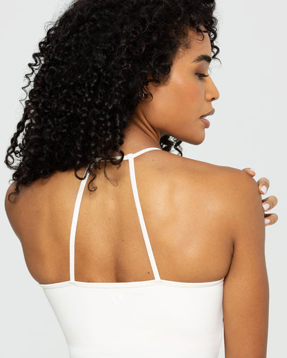 Essential Built-in Bra Tank | Off White