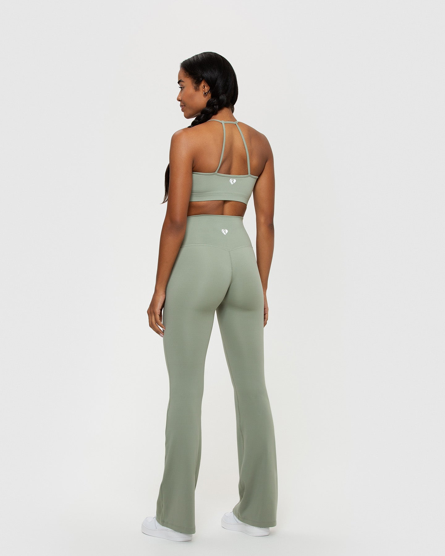 Essential Flared Leggings | Olive