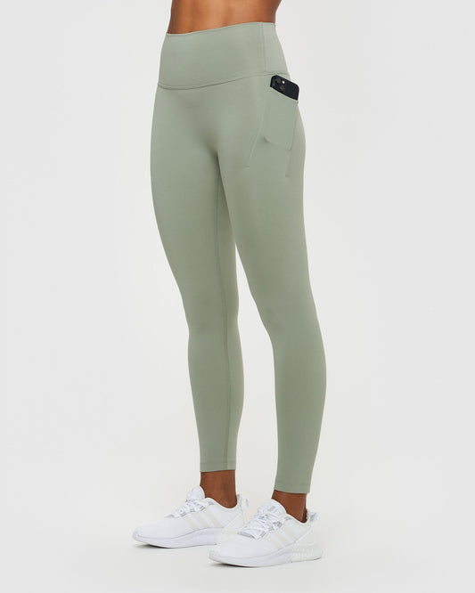 Essential Leggings with Pockets | Olive