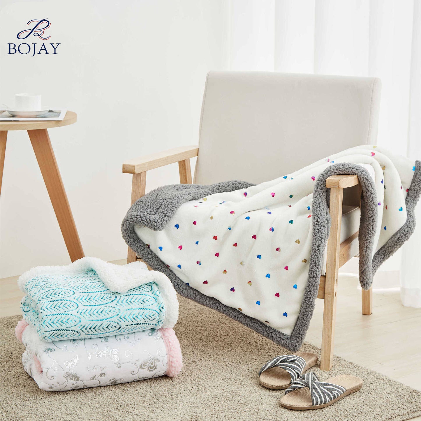 Flannel Fleece Baby Blanket Ultra Soft Plush Kids Gilding Blankets for Toddler Bed, Crib, Sofa Soft Thick Fleece Throw