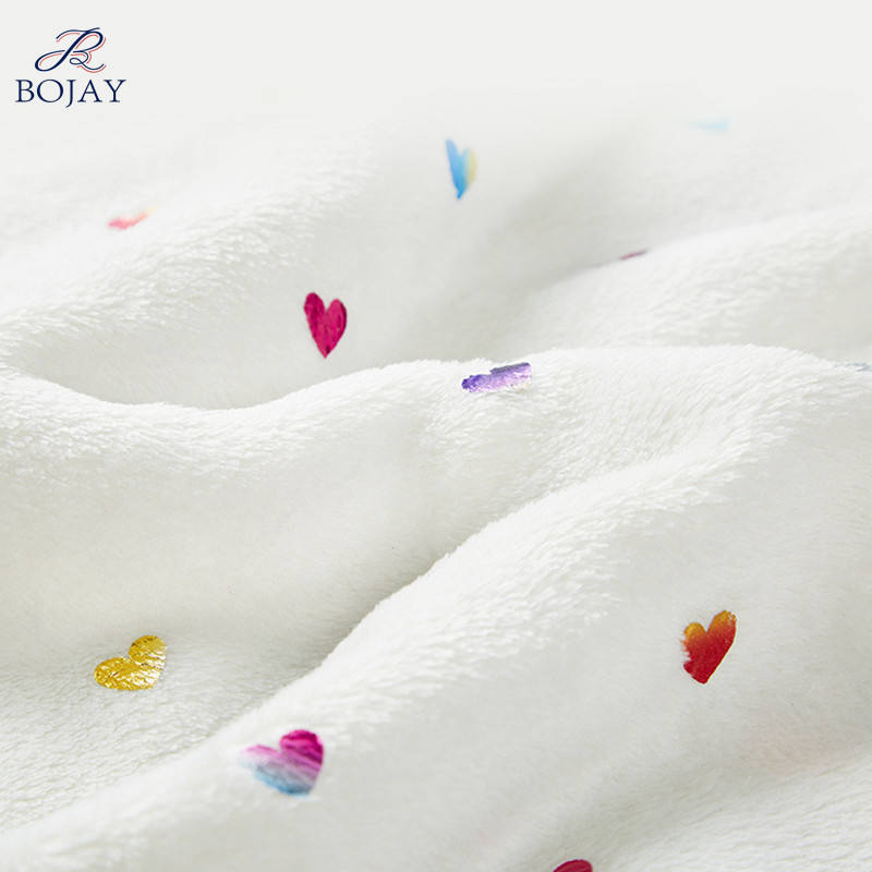 Flannel Fleece Baby Blanket Ultra Soft Plush Kids Gilding Blankets for Toddler Bed, Crib, Sofa Soft Thick Fleece Throw