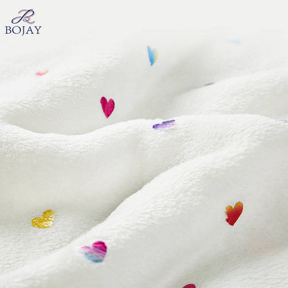 Flannel Fleece Baby Blanket Ultra Soft Plush Kids Gilding Blankets for Toddler Bed, Crib, Sofa Soft Thick Fleece Throw