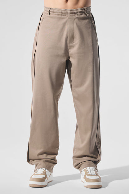 Edition Sueded Straight Leg Pant - Gravel