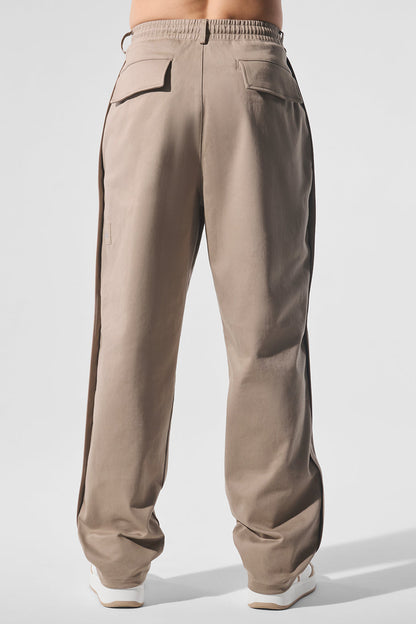 Edition Sueded Straight Leg Pant - Gravel