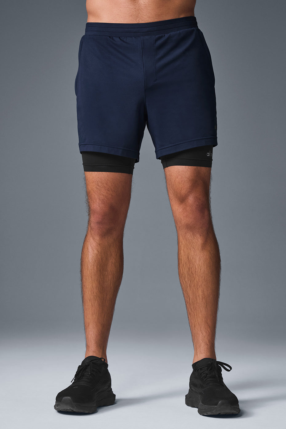 Conquer React 2-In-1 Performance Short - Navy/Black