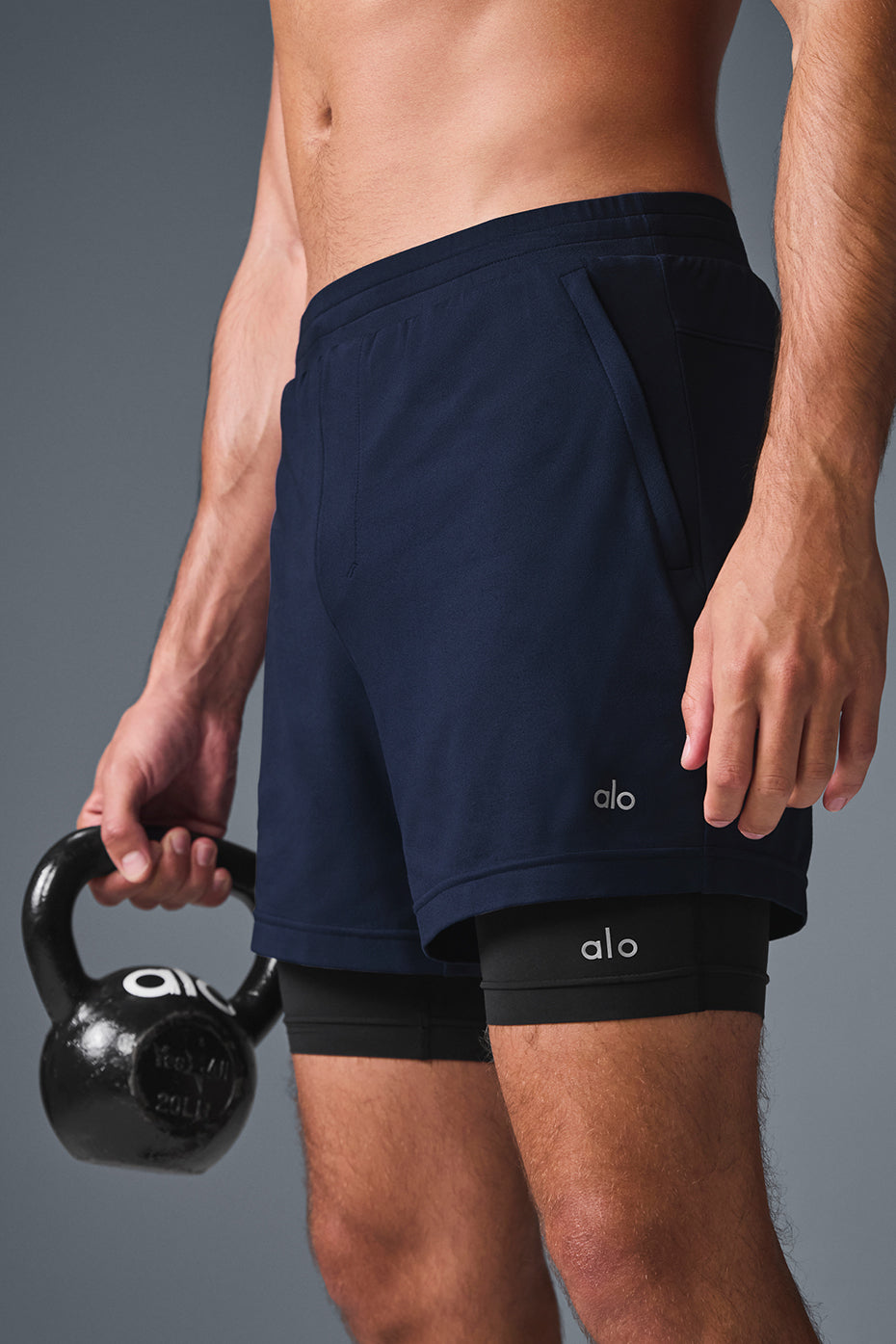 Conquer React 2-In-1 Performance Short - Navy/Black