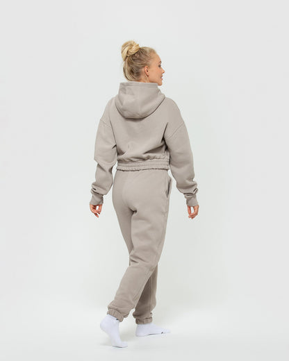 Comfort Cropped Hoodie | Buff