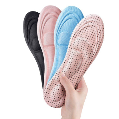 D Shock-Absorbing Sports Insoles | Breathable Arch Support Massage Insoles (Unisex)