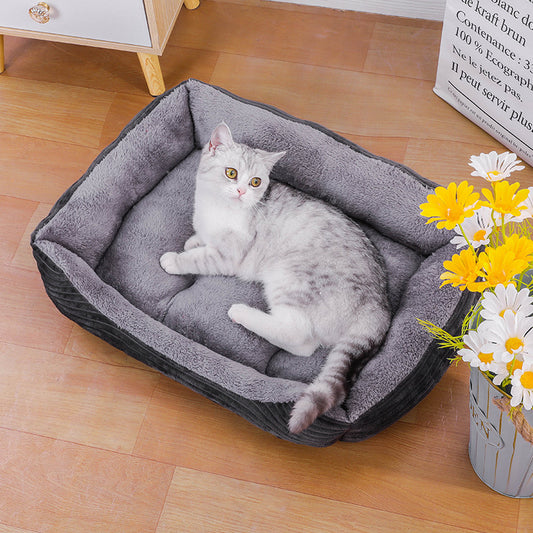 Universal Pet Kennel Bed | All-Season Cat Nest & Dog Mat for Small, Medium & Large Pets