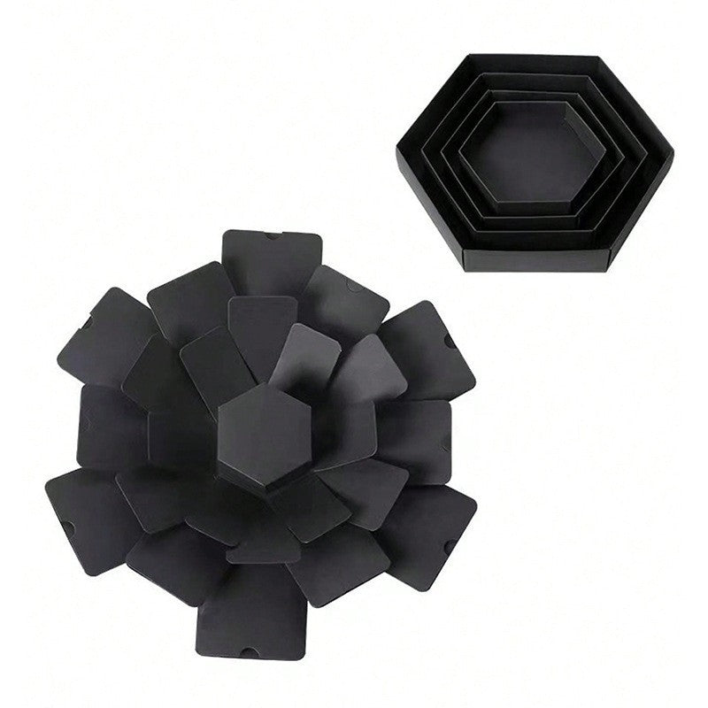 DIY Hexagonal Explosion Box | Multi-Layer Photo Album Surprise Birthday Gift