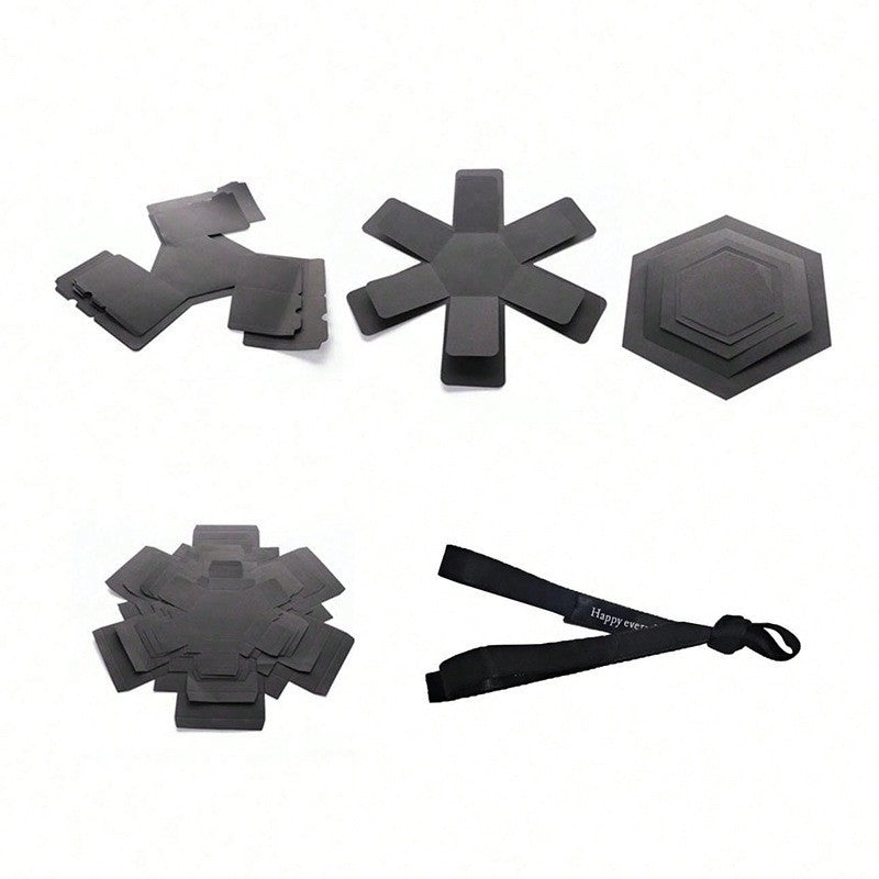 DIY Hexagonal Explosion Box | Multi-Layer Photo Album Surprise Birthday Gift