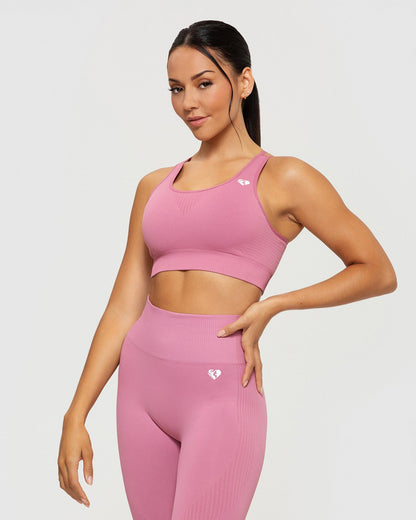 Power Seamless Sports Bra | Heather Rose