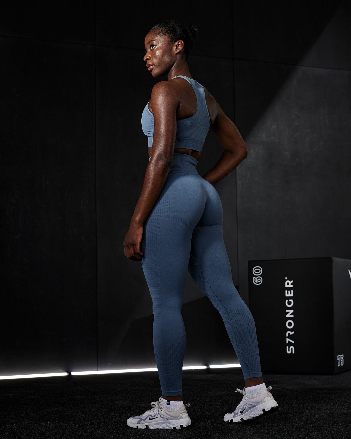 Power Seamless Leggings | Smoke Blue