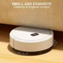 2025 Mini Robotic Vacuum Cleaner | USB Rechargeable Wet & Dry 3-in-1 Floor Sweeper