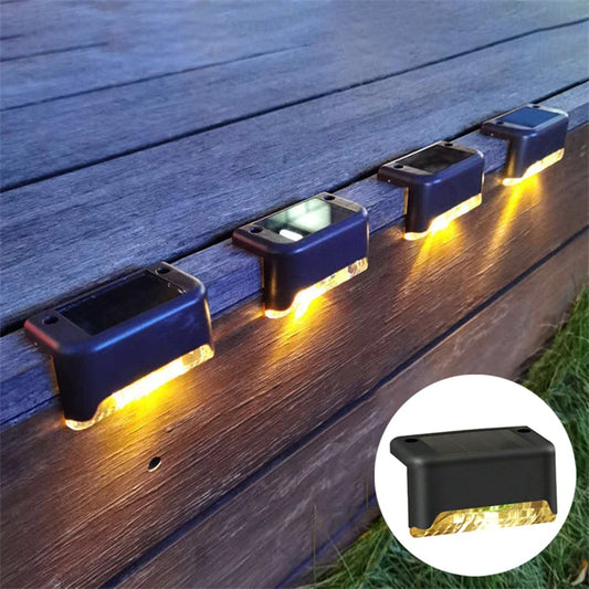 Waterproof Solar Step Lights - 16 Pack