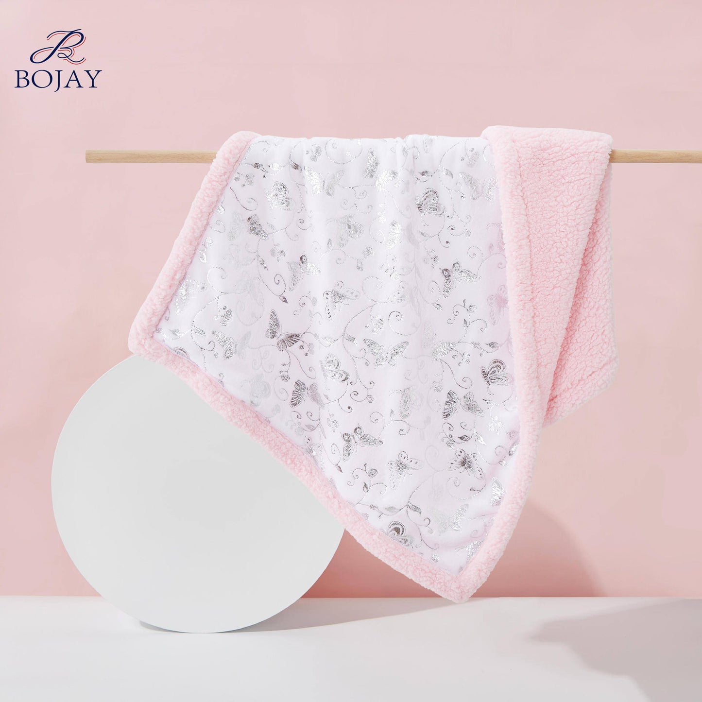 Flannel Fleece Baby Blanket Ultra Soft Plush Kids Gilding Blankets for Toddler Bed, Crib, Sofa Soft Thick Fleece Throw