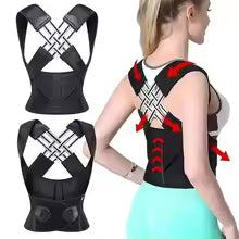 Adjustable Back Brace Posture Corrector | Full Upper & Lower Back Support for Men & Women