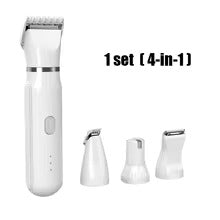 4-In-1 Pet Grooming And Care Set 4Different Blades Dog and Cat Hair Shaver Low Noise Pets Clippers Rechargeable Cordless Trimmer