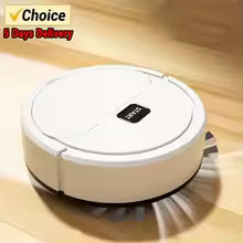 2025 Mini Robotic Vacuum Cleaner | USB Rechargeable Wet & Dry 3-in-1 Floor Sweeper