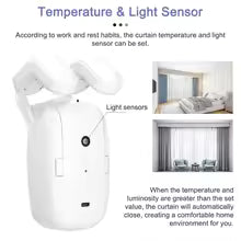 WiFi/Bluetooth Smart Curtain Robot | Automatic Electric Curtain Opener with Remote Control