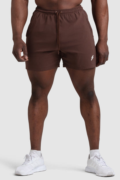 Genesis 5" Shorts - Chestnut Brown