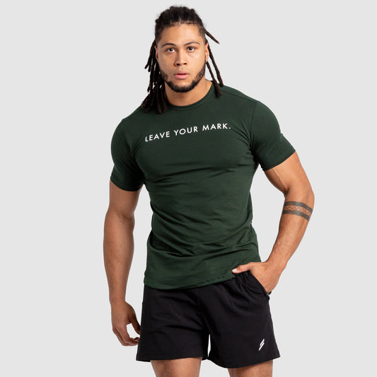 Leave Your Mark Drop Tee - Forest Green