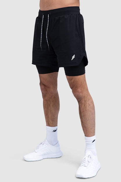 Level Up Shorts - Black