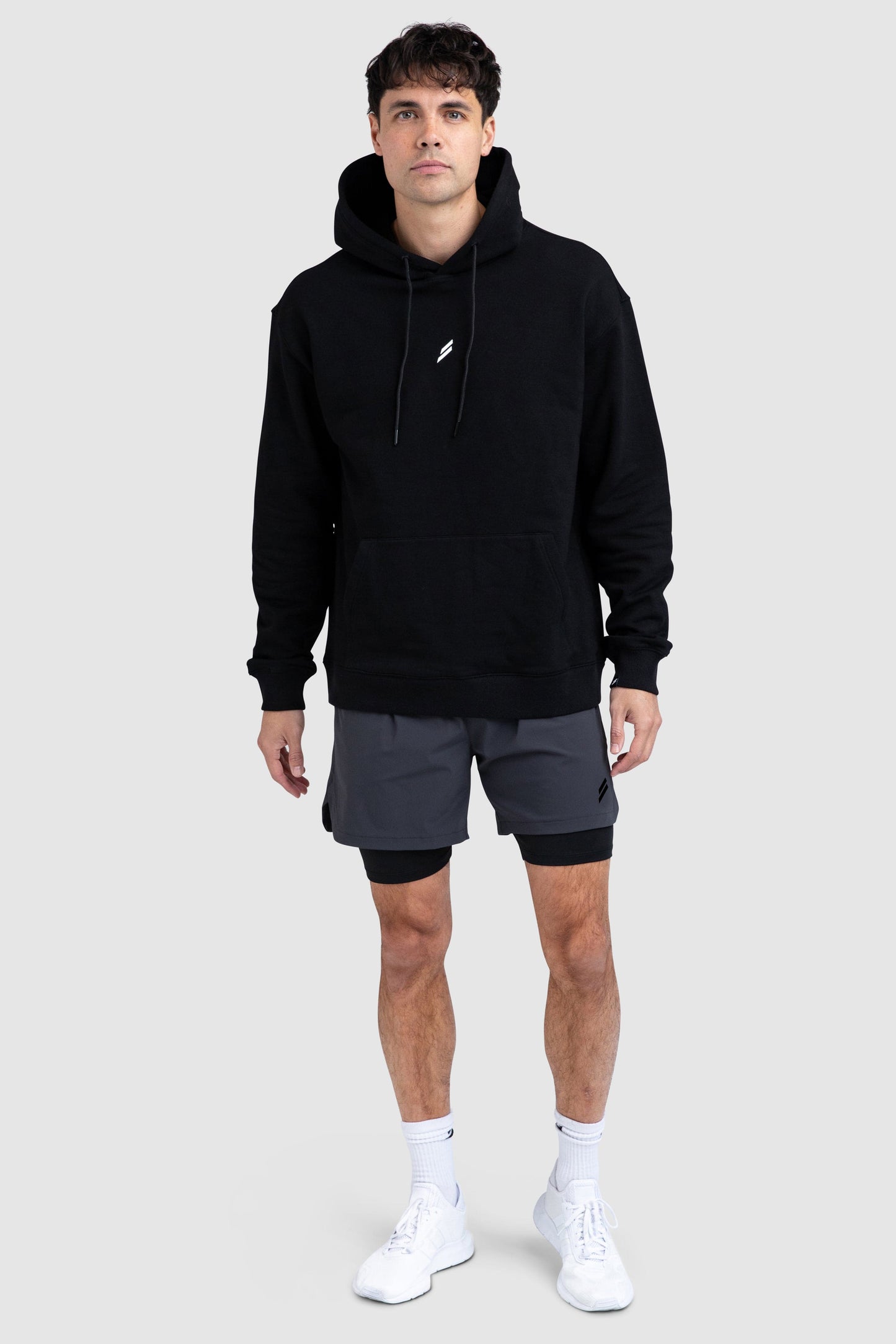 Level Up Shorts - Charcoal