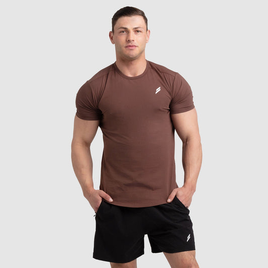 Mark Drop Tee V3 - Chestnut Brown