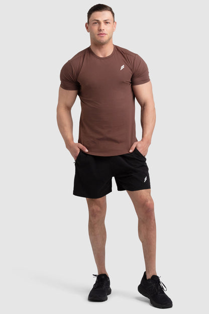 Mark Drop Tee V3 - Chestnut Brown