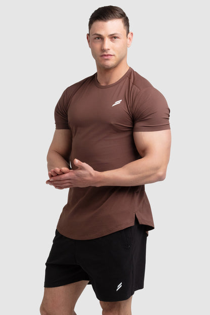 Mark Drop Tee V3 - Chestnut Brown