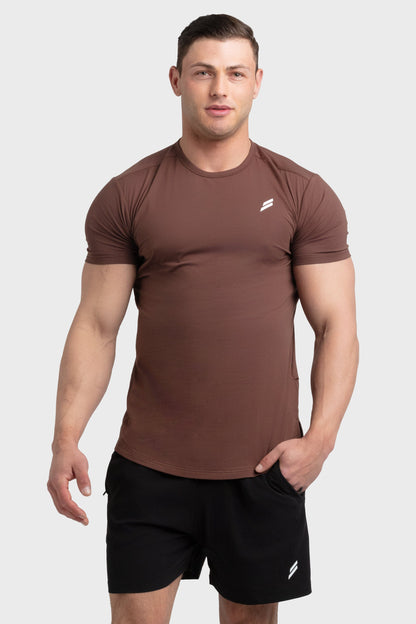 Mark Drop Tee V3 - Chestnut Brown