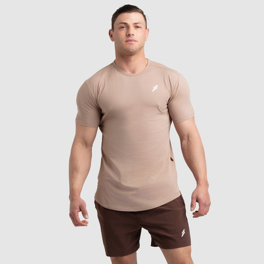 Mark Drop Tee V3 - Light Taupe